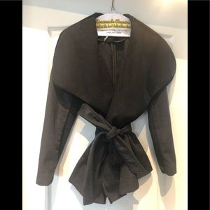 BCBG Wool Shawl Coat